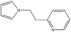 2-[2-(1H-吡咯-1-基)乙基]吡啶 结构式