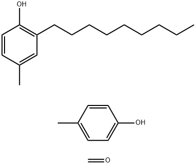 Formaldehyde, polymer with 4-methyl-2-nonylphenol and 4-methylphenol 结构式