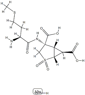 化合物POMAGLUMETAD METHIONIL盐酸盐 结构式