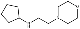 N-[2-(吗啉-4-基)乙基]环戊胺 结构式