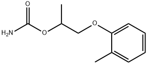 1-Methyl-2-(2-methylphenyloxy)ethyl=carbamate 结构式
