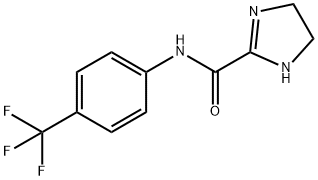 1H-Imidazole-2-carboxamide,4,5-dihydro-N-[4-(trifluoromethyl)phenyl]-(9CI) 结构式