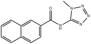 2-Naphthalenecarboxamide,N-(1-methyl-1H-tetrazol-5-yl)-(9CI) 结构式