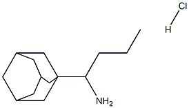 1-(1-金刚烷基)正丁胺 结构式