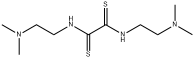 N,N'-Bis(2-dimethylaminoethyl)ethanebisthioamide 结构式