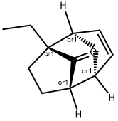 Tricyclo[4.2.1.12,5]dec-3-en-9-one, 1-ethyl-, (1R,2R,5S,6S)-rel- (9CI) 结构式