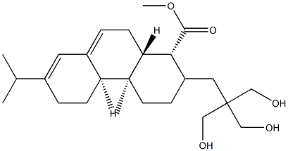 季戊四醇氢化松香酸酯 结构式