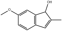 1H-Inden-1-ol,6-methoxy-2-methyl-(9CI) 结构式