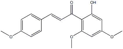 黄卡瓦胡椒素 A 结构式