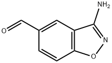 3-氨基-1,2-苯并噁唑-5-甲醛 结构式