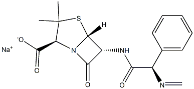Metampicillin sodium 结构式