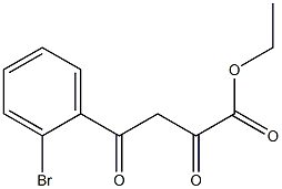 4-(2-溴苯基)-2,4-二氧代丁酸乙酯 结构式