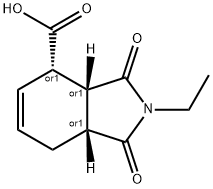 1H-Isoindole-4-carboxylicacid,2-ethyl-2,3,3a,4,7,7a-hexahydro-1,3-dioxo-,(3aR,4S,7aR)-rel-(9CI) 结构式