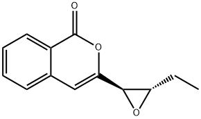1H-2-Benzopyran-1-one,3-[(2R,3S)-3-ethyloxiranyl]-(9CI) 结构式