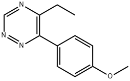 1,2,4-Triazine,5-ethyl-6-(4-methoxyphenyl)-(9CI) 结构式
