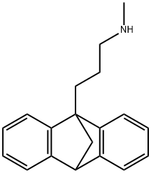 N-Methyl-9,10-methanoanthracene-9(10H)-propan-1-amine 结构式