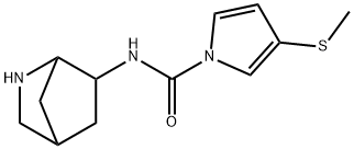 1H-Pyrrole-1-carboxamide,N-2-azabicyclo[2.2.1]hept-6-yl-3-(methylthio)-(9CI) 结构式