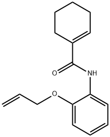 1-Cyclohexene-1-carboxamide,N-[2-(2-propenyloxy)phenyl]-(9CI) 结构式