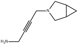 2-Butyn-1-amine,4-(3-azabicyclo[3.1.0]hex-3-yl)-(9CI) 结构式