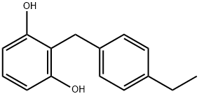 1,3-Benzenediol,2-[(4-ethylphenyl)methyl]-(9CI) 结构式