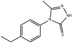 3H-1,2,4-Triazole-3-thione,4-(4-ethylphenyl)-2,4-dihydro-5-methyl-(9CI) 结构式