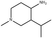 4-Piperidinamine,1-methyl-3-(1-methylethyl)-(9CI) 结构式