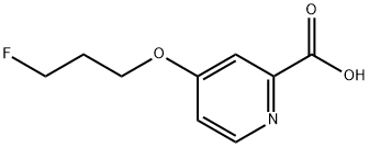 2-Pyridinecarboxylicacid,4-(3-fluoropropoxy)-(9CI) 结构式