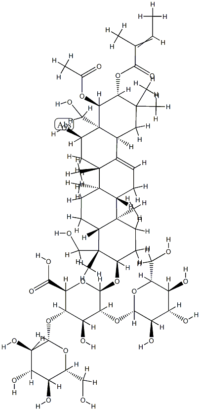 ALPHA-七叶素 结构式