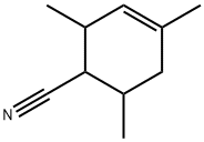 3-Cyclohexene-1-carbonitrile,2,4,6-trimethyl-(9CI) 结构式
