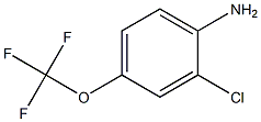 2-氯-4-(三氟甲氧基)苯胺 结构式