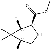 3-氮杂双环[3.1.0]己烷-2-羧酸,6,6-二甲基,甲酯,(1R,2S,5S)-REL-(9CI) 结构式