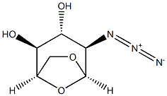 1,6-脱水-2-叠氮基-2-脱氧-BETA-D-吡喃葡萄糖 结构式
