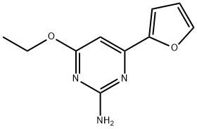 2-Pyrimidinamine,4-ethoxy-6-(2-furanyl)-(9CI) 结构式