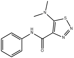 1,2,3-Thiadiazole-4-carboxamide,5-(dimethylamino)-N-phenyl-(9CI) 结构式