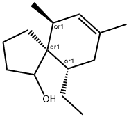 Spiro[4.5]dec-7-en-1-ol, 10-ethyl-6,8-dimethyl-, (5R,6S,10S)-rel- (9CI) 结构式