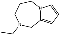 1H-Pyrrolo[1,2-a][1,4]diazepine,2-ethyl-2,3,4,5-tetrahydro-(9CI) 结构式