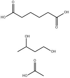 1,3-Butylene glycol adipate polymer, diacetate 结构式