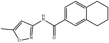 2-Naphthalenecarboxamide,5,6,7,8-tetrahydro-N-(5-methyl-3-isoxazolyl)-(9CI) 结构式