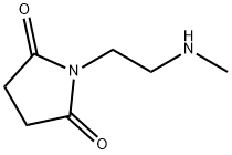 2,5-Pyrrolidinedione,1-[2-(methylamino)ethyl]-(9CI) 结构式