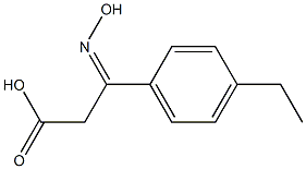 Benzenepropanoic acid, 4-ethyl-ba-(hydroxyimino)- (9CI) 结构式