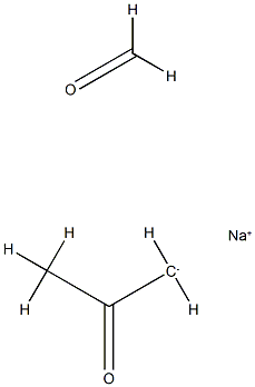 Formaldehyde, polymer with 2-propanone, sodium salt 结构式