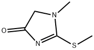 4H-Imidazol-4-one,1,5-dihydro-1-methyl-2-(methylthio)-(9CI) 结构式