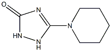 3H-1,2,4-Triazol-3-one,1,2-dihydro-5-(1-piperidinyl)-(9CI) 结构式