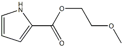 1H-Pyrrole-2-carboxylicacid,2-methoxyethylester(9CI) 结构式