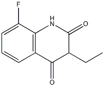 2(1H)-Quinolinone,3-ethyl-8-fluoro-4-hydroxy-(9CI) 结构式