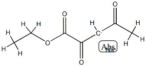 ETHYL 2,4-DIOXOVALERATE, MONOSODIUM SALT 结构式