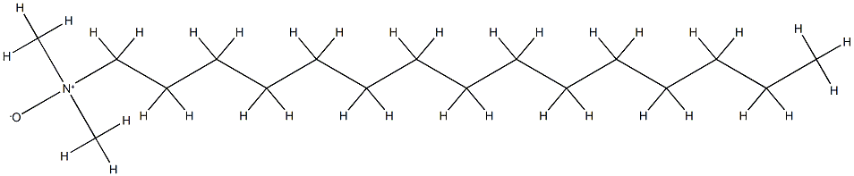 胺,C12-18-烷基二甲基,N-氧化物 结构式