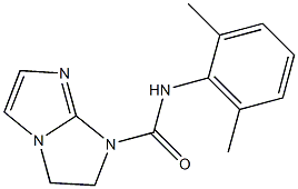 1H-Imidazo[1,2-a]imidazole-1-carboxamide,N-(2,6-dimethylphenyl)-2,3- 结构式