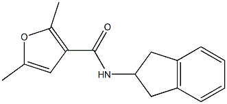 3-Furancarboxamide,N-(2,3-dihydro-1H-inden-2-yl)-2,5-dimethyl-(9CI) 结构式