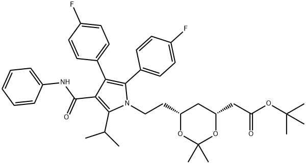 阿托伐他汀双氟杂质中间体 结构式